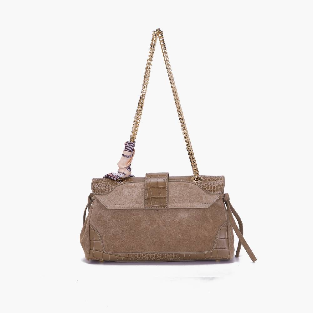 La Carrie BORSA A SPALLA TEMPEST TAUPE Presa