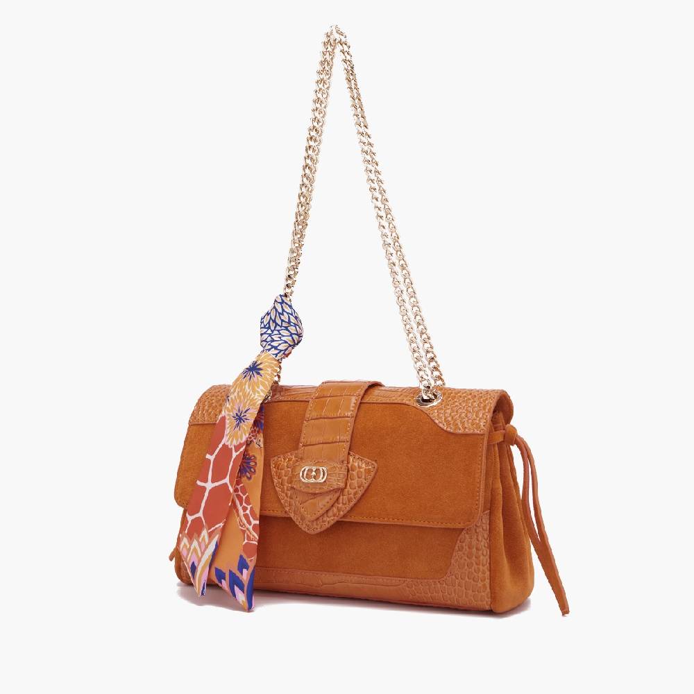 La Carrie BORSA A SPALLA TEMPEST ARANCIONE Sconto