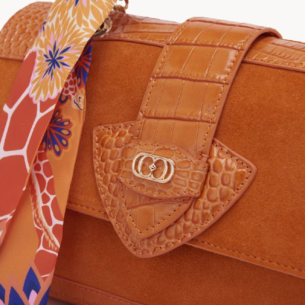 La Carrie BORSA A SPALLA TEMPEST ARANCIONE Sconto