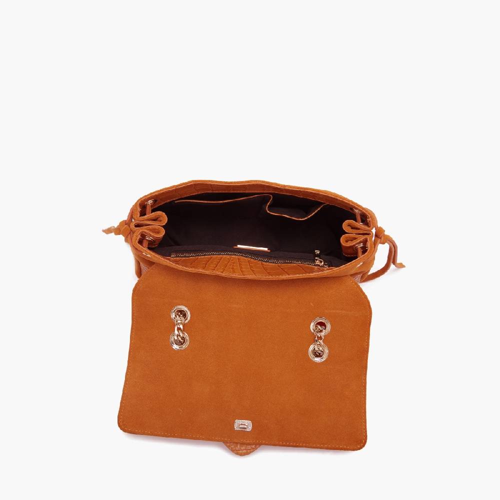 La Carrie BORSA A SPALLA TEMPEST ARANCIONE Sconto