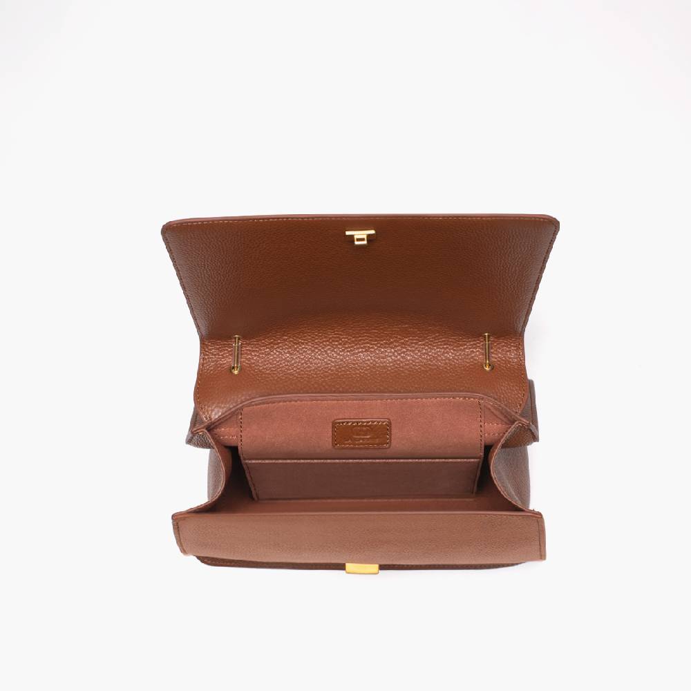 La Carrie BORSA A SPALLA DRILLED CUOIO Economico