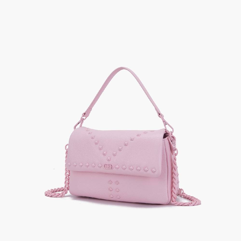 La Carrie PINK HAND BAG IN TUMBLED LEATHER I Più Venduti