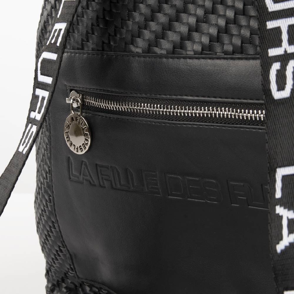 L.Pucci Anita Intrecciato Nero Prezzo Ridotto