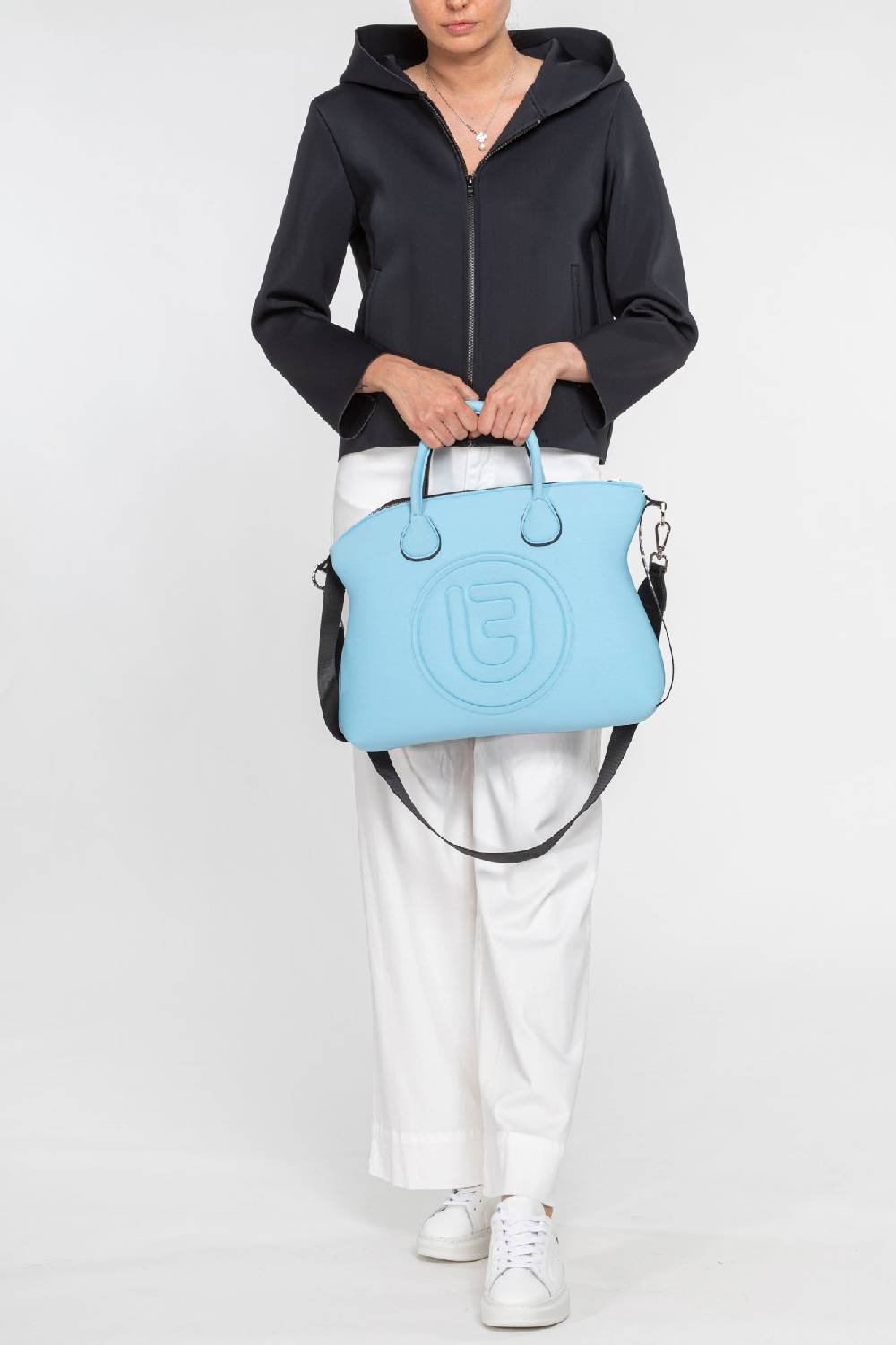 L.Pucci Pescara Tekno Fabric Black - Black Presa