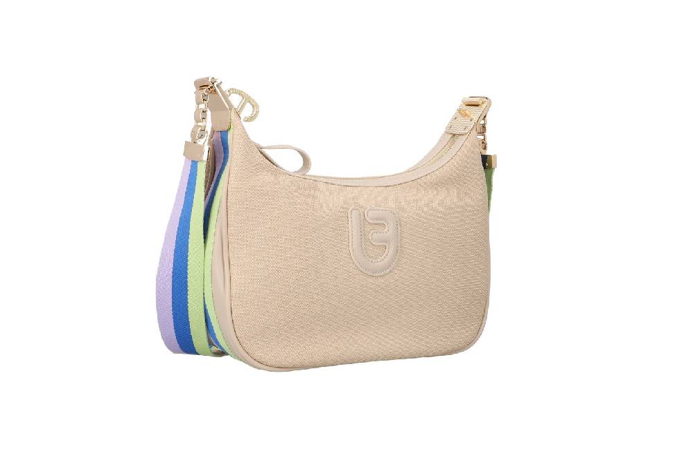 L.Pucci Farah Stripes Canvas Beige Promozione Limitata