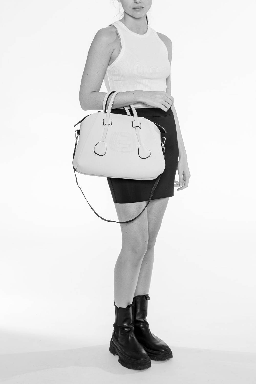 L.Pucci Maldives Tekno Fabric Black Qualità Garantita