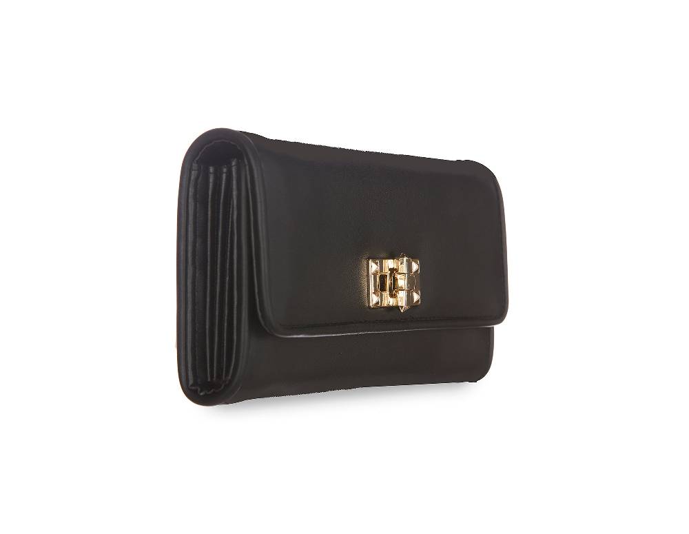 L.Pucci Trendy Black Easter Wallet Moda