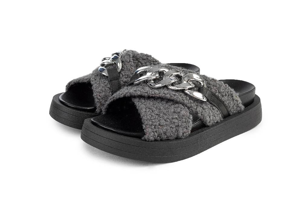 L.Pucci Slipper SA84028MS Grey 2025