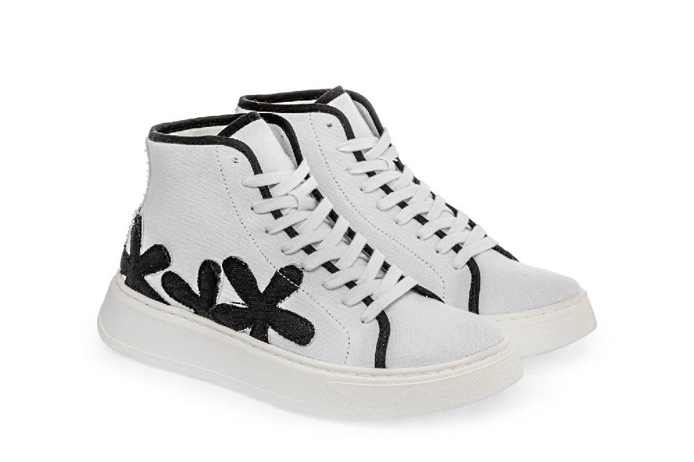 L.Pucci Basketball P91223C White-Black Prezzo Ridotto