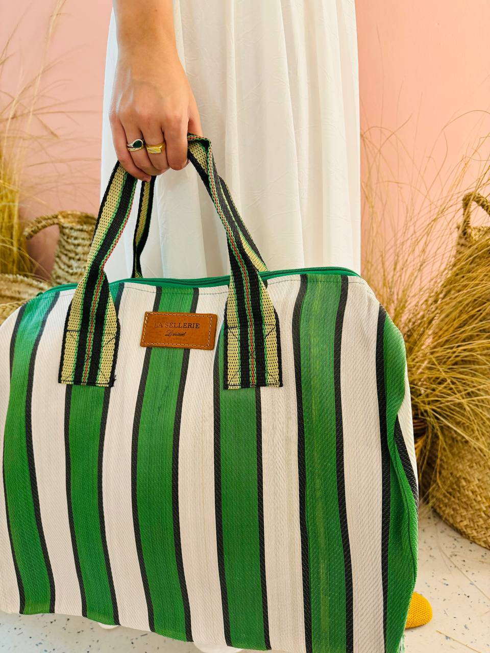 La Sellerie borsone TULUM verde Promozione Limitata