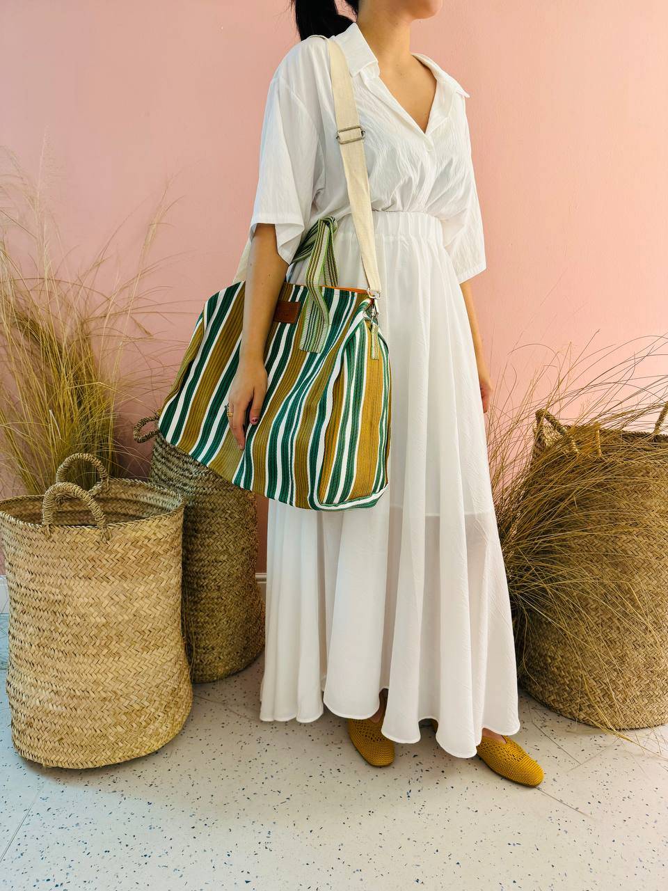 La Sellerie borsone TULUM arancio Only for today