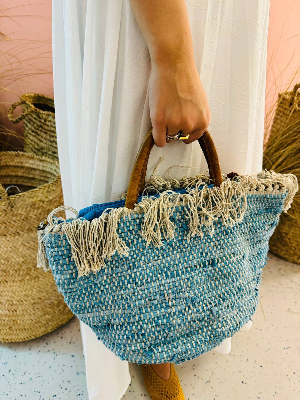 La Sellerie MASSERIA bag celeste Online