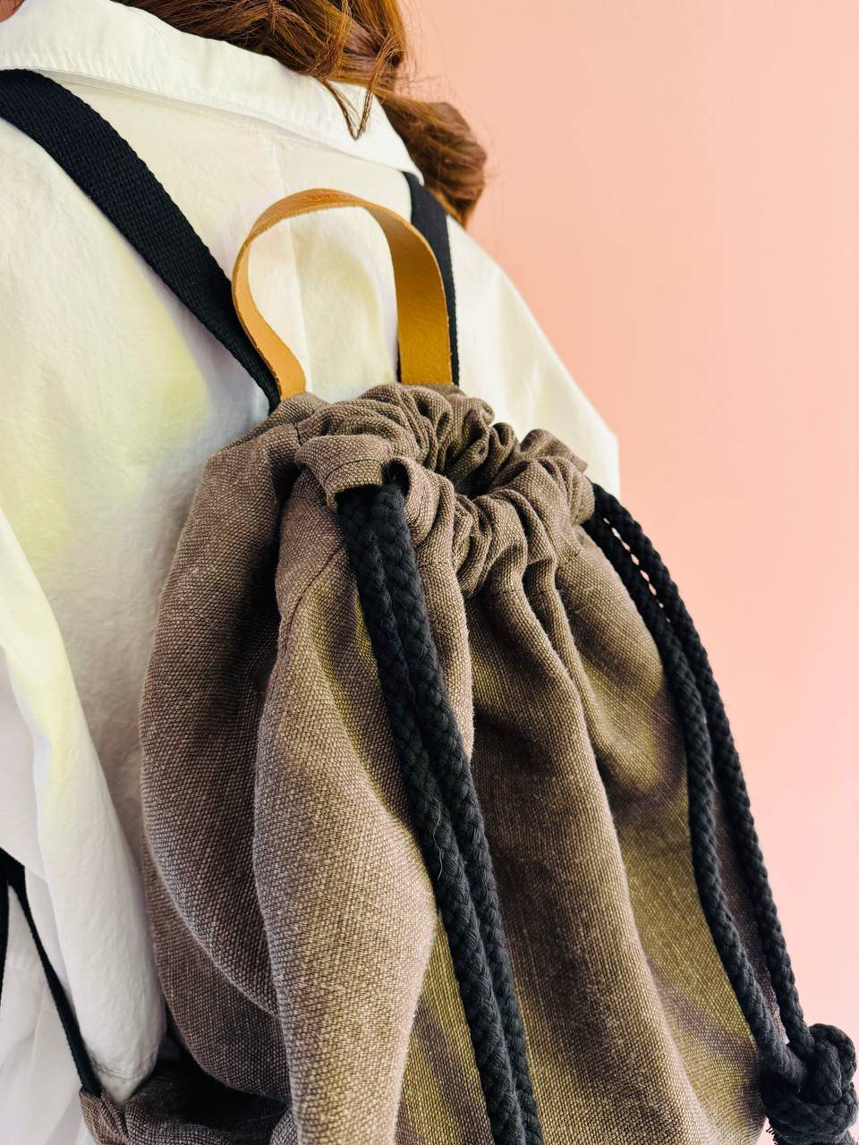 La Sellerie COUNTRY backpack light brown Saldi Di Fabbrica