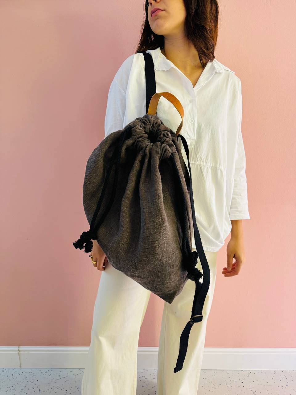 La Sellerie COUNTRY backpack light brown Saldi Di Fabbrica