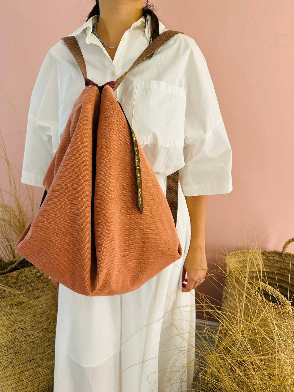 La Sellerie ZAINO POP tessuto Arancio Promozione