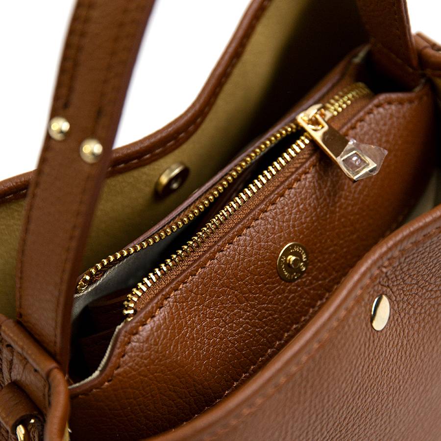 ﻿Laura Di Maggio CIPRO – Borsa in pelle cuoio Acquista Ora