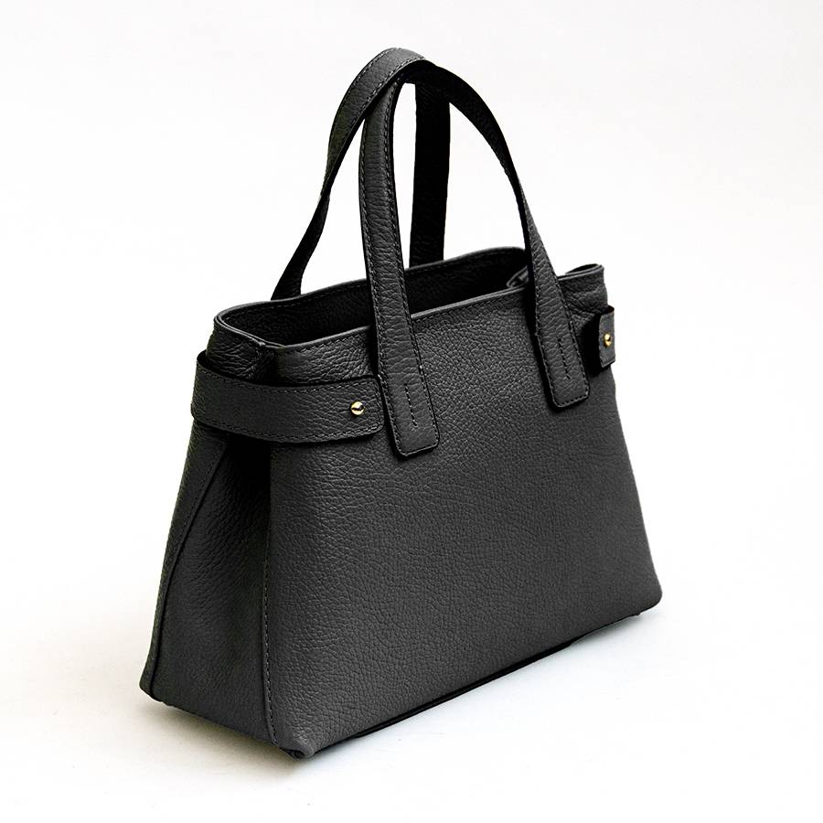 Laura Di Maggio BERRY – Bauletto in pelle nero Shopping Online