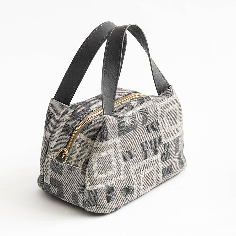 Laura Di Maggio FANTASY – Bauletto in camoscio stampato taupe Vendita Calda