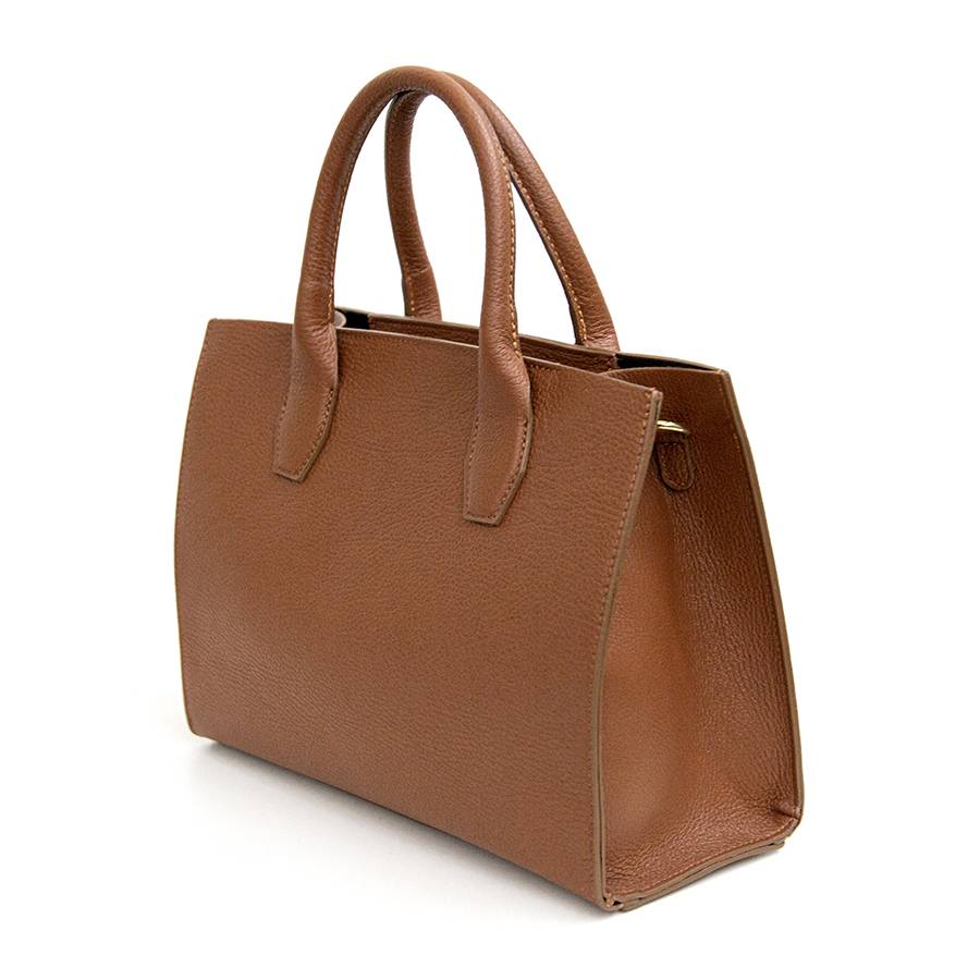 Laura Di Maggio MIRIAM – Borsa in pelle dollaro marrone Spedizione Gratuita