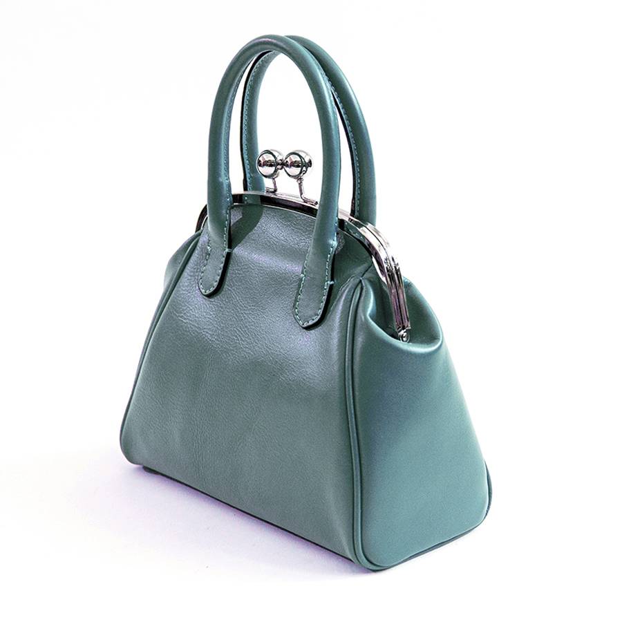 Laura Di Maggio NONNA – Borsa a clutch in nappa avio Promozione Limitata