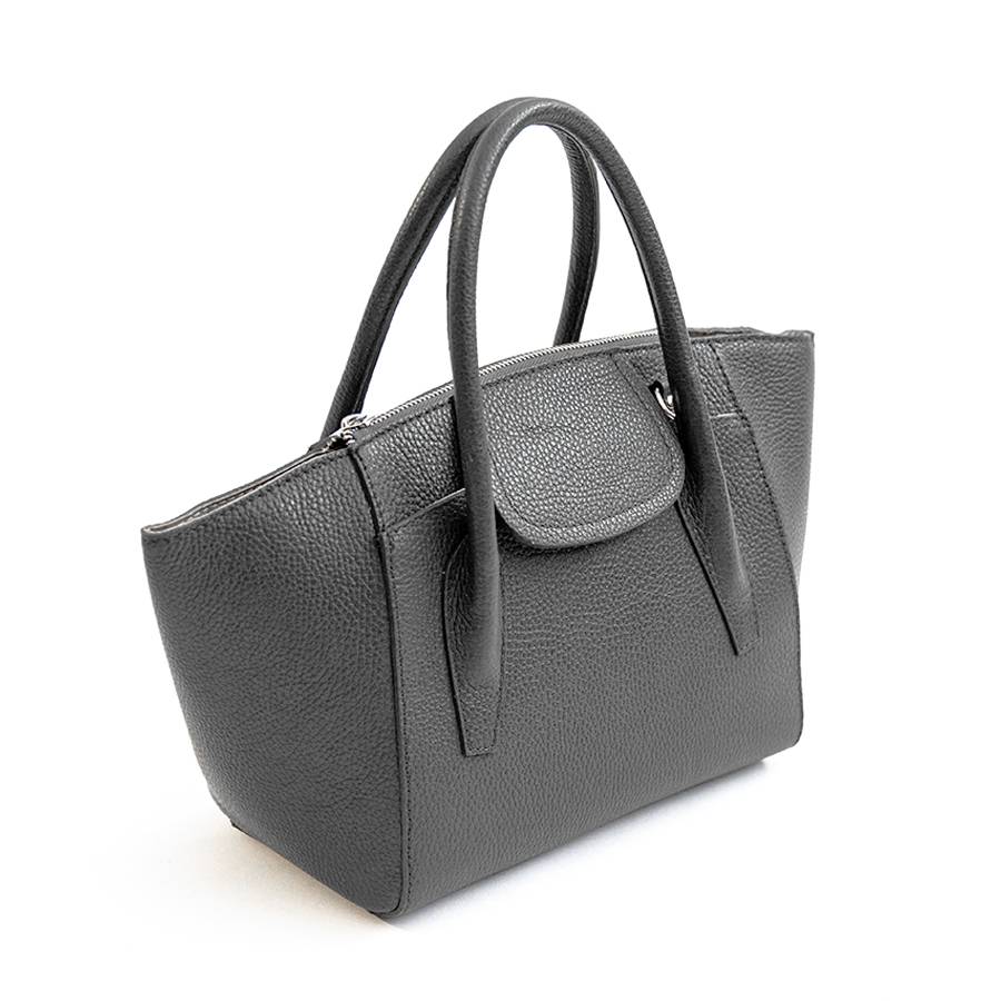 Laura Di Maggio AMELIE – bauletto in pelle dollaro grigio Affare Del Giorno