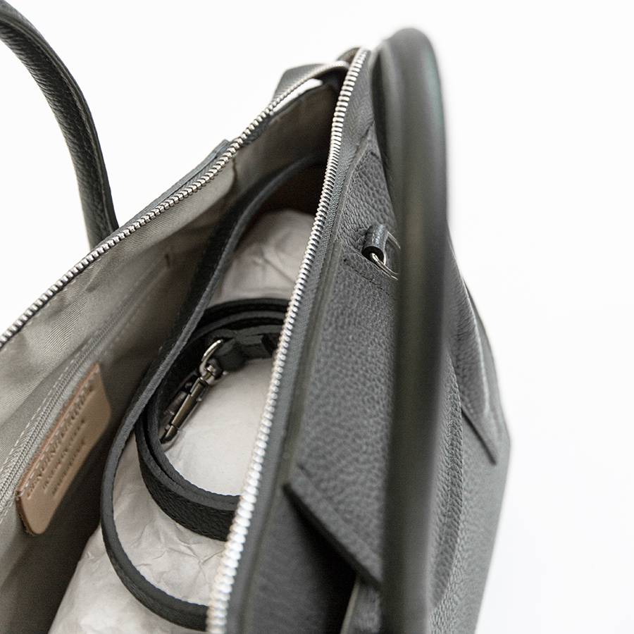 Laura Di Maggio AMELIE – bauletto in pelle dollaro grigio Affare Del Giorno