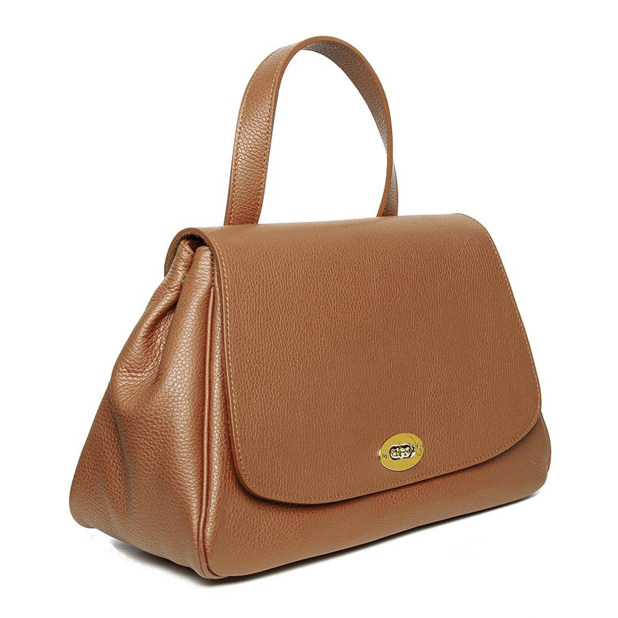 Laura Di Maggio BROOKE – Postina in pelle dollaro cuoio Outlet