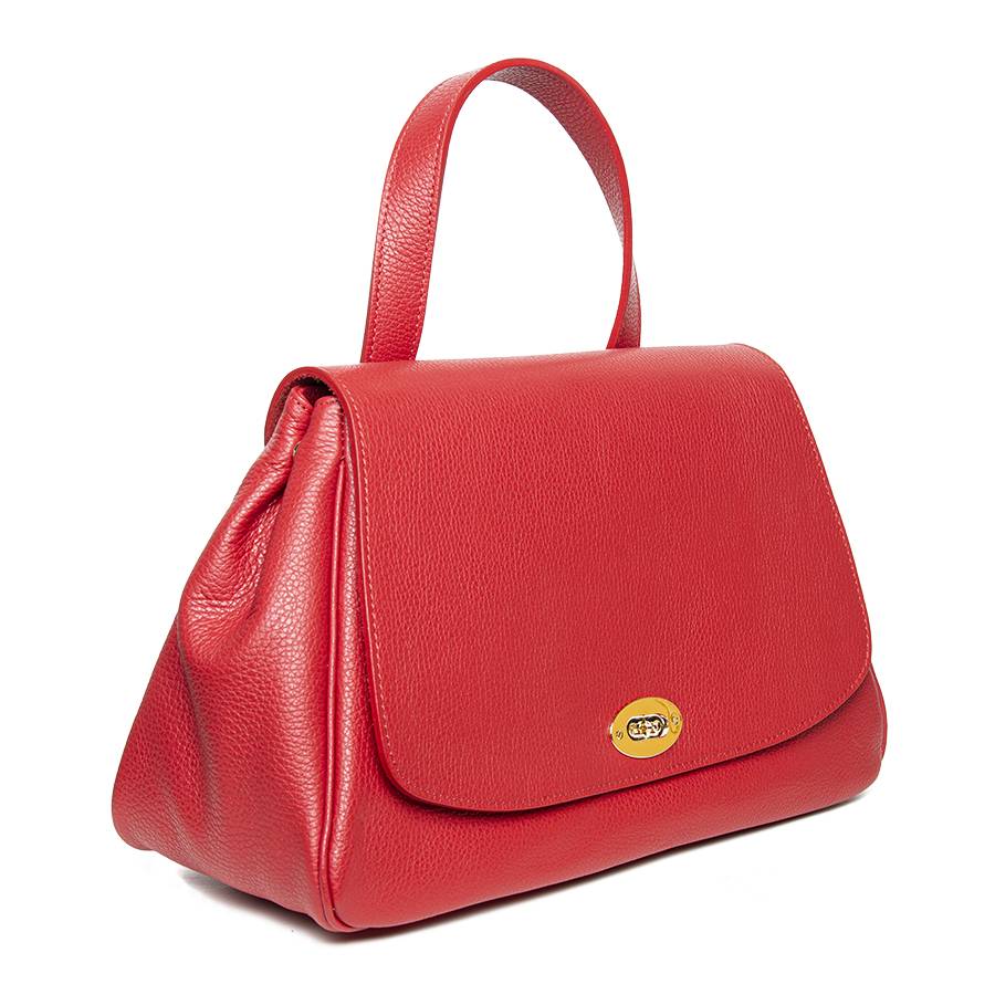 Laura Di Maggio BROOKE – Postina in pelle dollaro rosso In Vendita