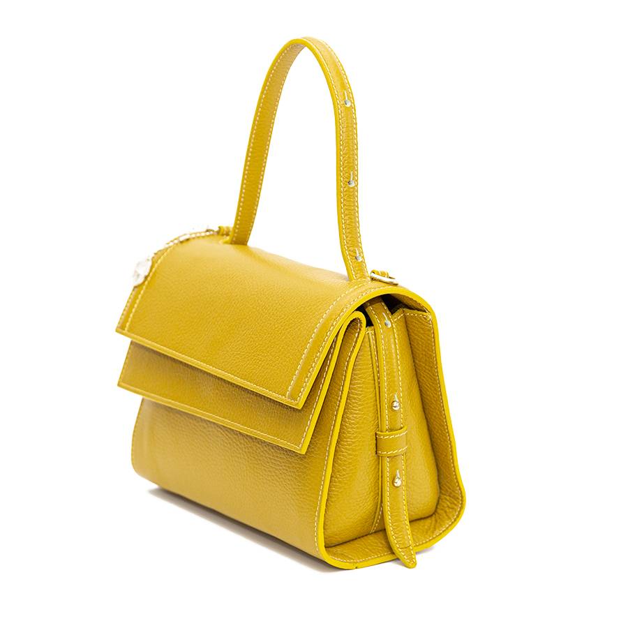 Laura Di Maggio LISBONA – piccola borsa classica gialla In Saldo