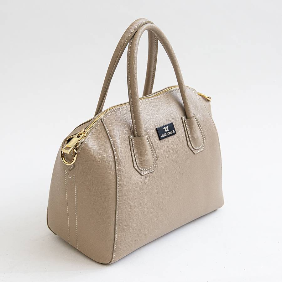 Laura Di Maggio ZAIRA – bauletto in palmellato beige Spedizione Gratuita
