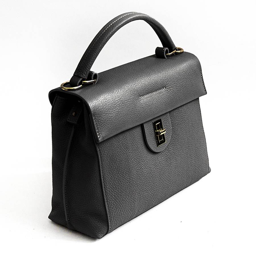 Laura Di Maggio ZELDA – borsa in pelle dollaro nera Online