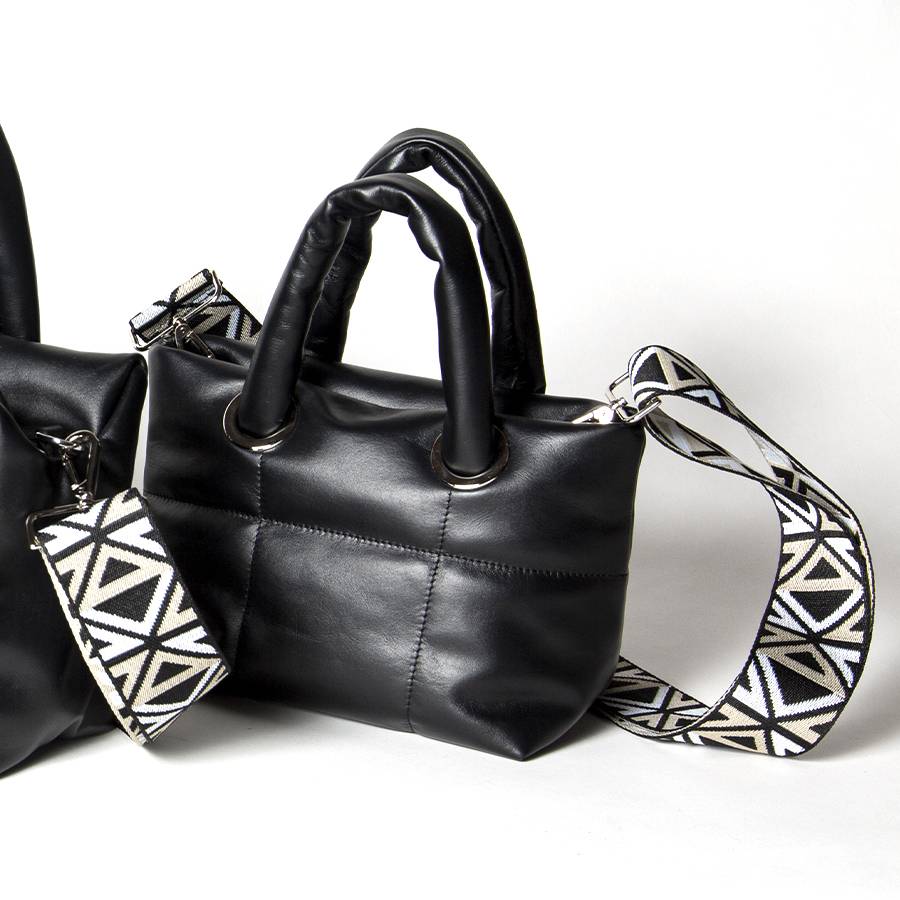 Laura Di Maggio GIOY – Tote bag in nappa trapuntata nera Outlet