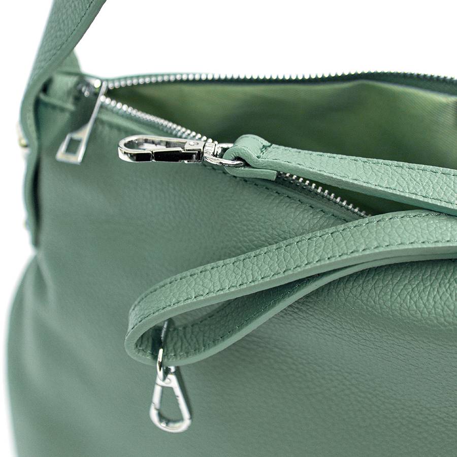 Laura Di Maggio NESSY – Sacca in pelle verde menta Italy