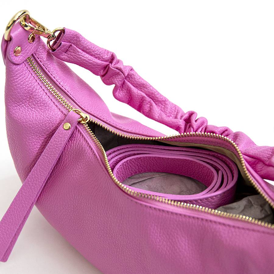 Laura Di Maggio SUSAN – Baguette in pelle rosa Qualità
