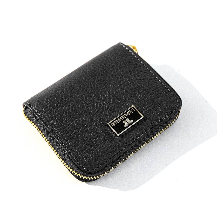 Laura Di Maggio PORTAFOGLIO Mini in pelle nero Sconto