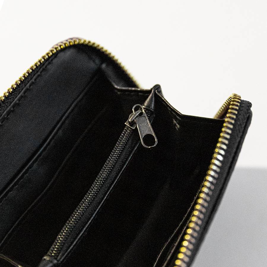 Laura Di Maggio PORTAFOGLIO Mini in pelle nero Sconto