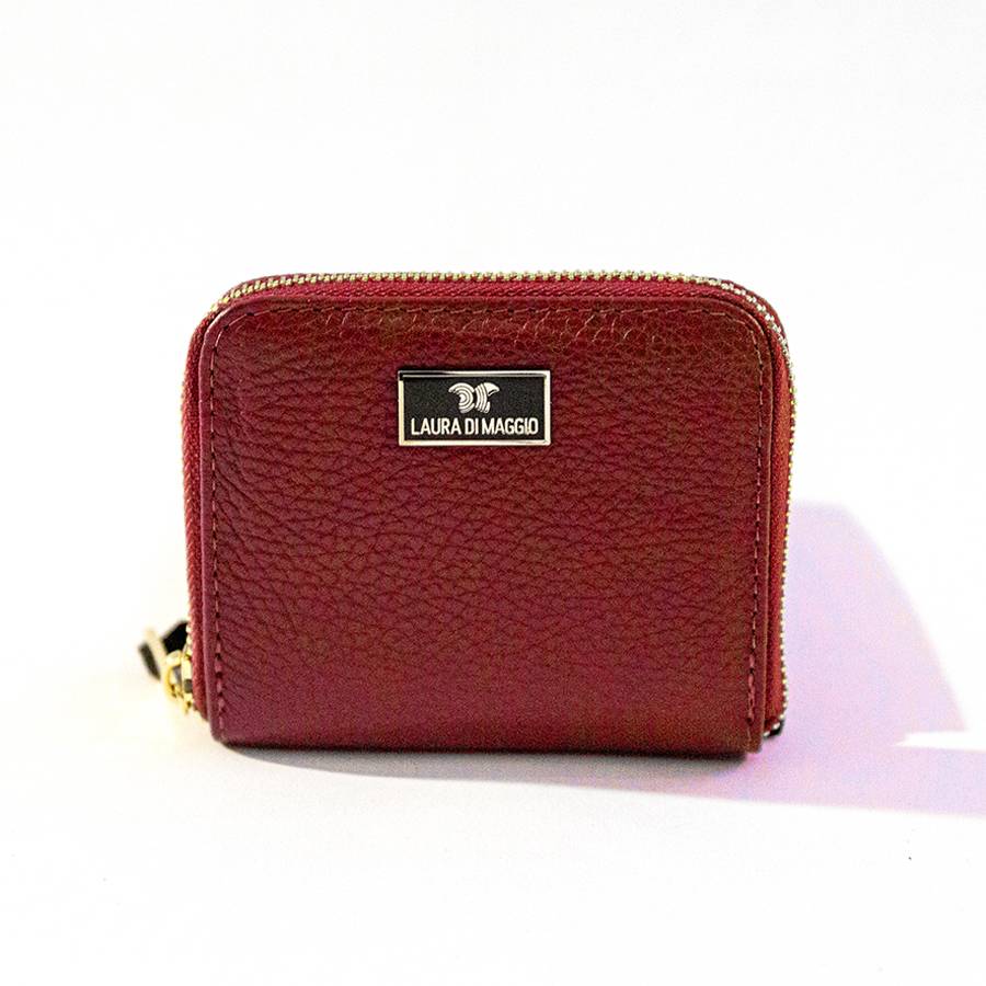 Laura Di Maggio PORTAFOGLIO Mini in pelle rosso Offerta