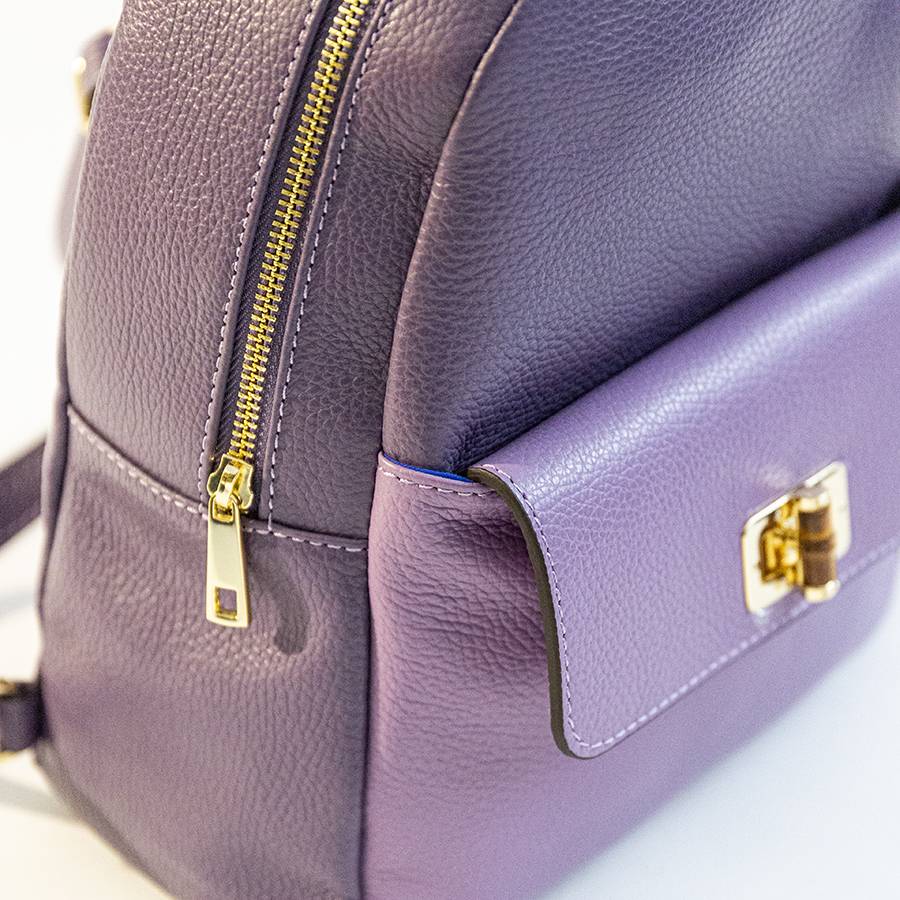 Laura Di Maggio NEMO – Zaino in pelle lilla & violetto Convenienza