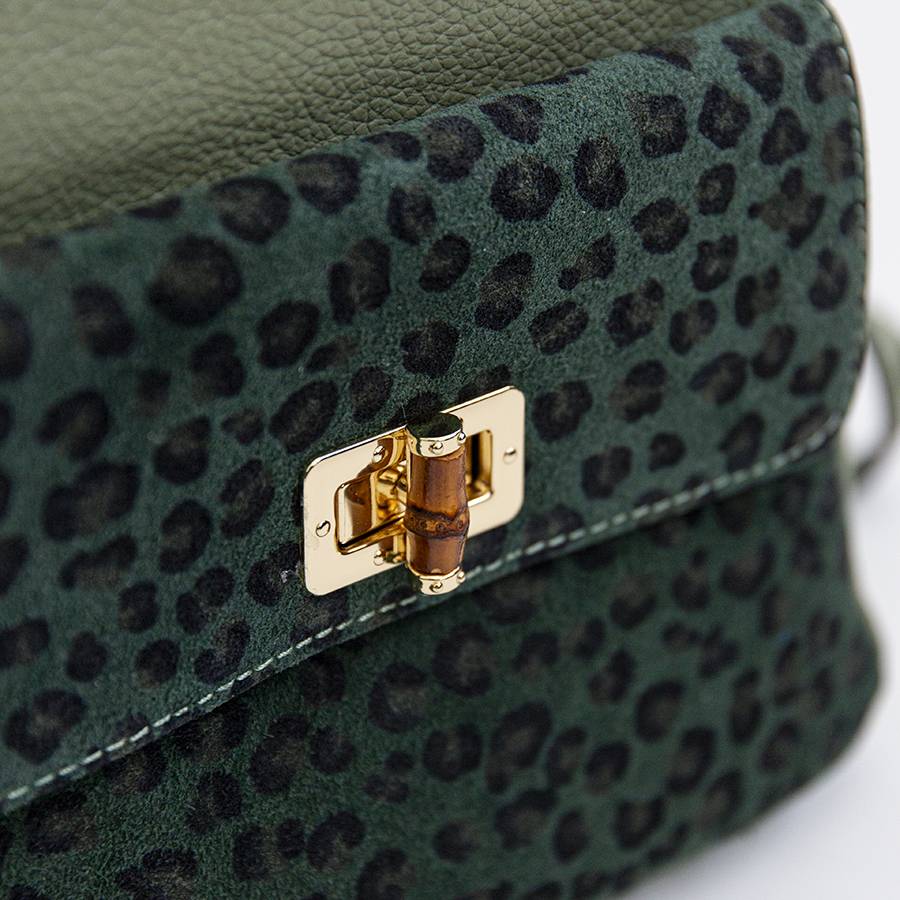 Laura Di Maggio NEMO – Zaino in pelle verde salvia Novità