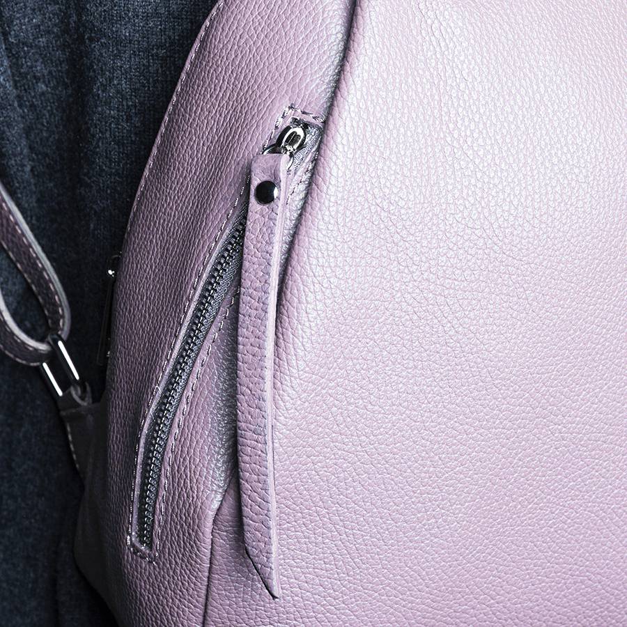 Laura Di Maggio ZIP – zainetto in pelle dollaro lilla Sconto