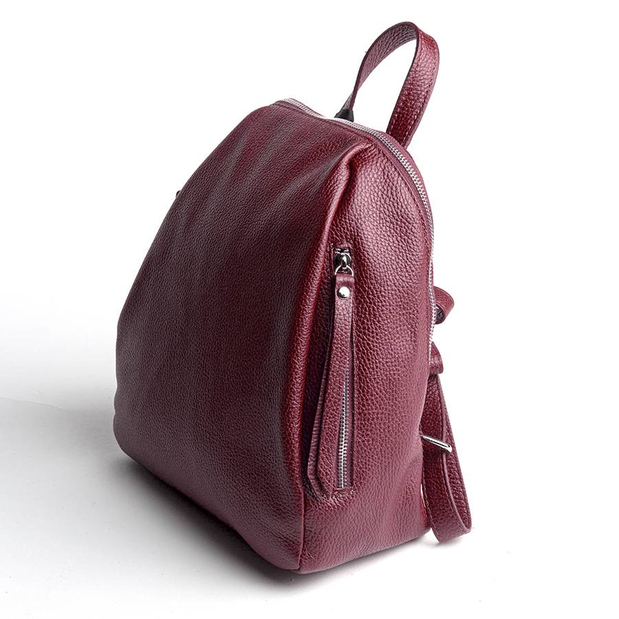 Laura Di Maggio ZIP – zainetto in pelle dollaro rubino Offerta