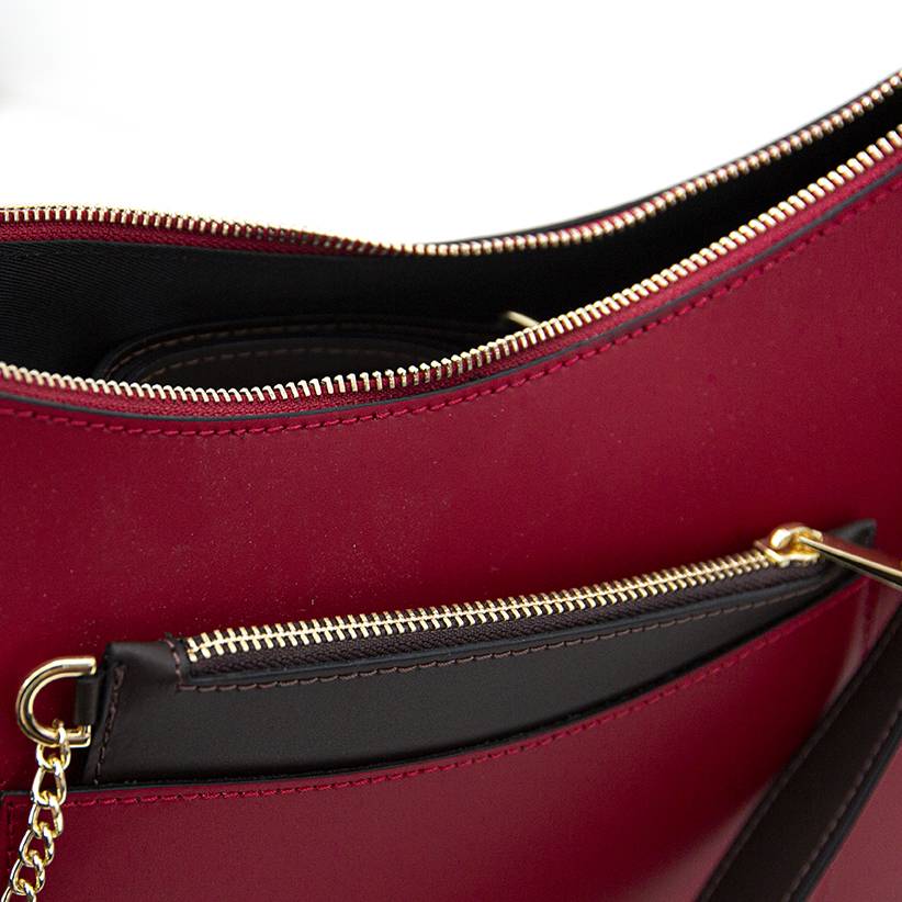 Laura Di Maggio LENA – Borsa a spalla in pelle elegant rubino Novità