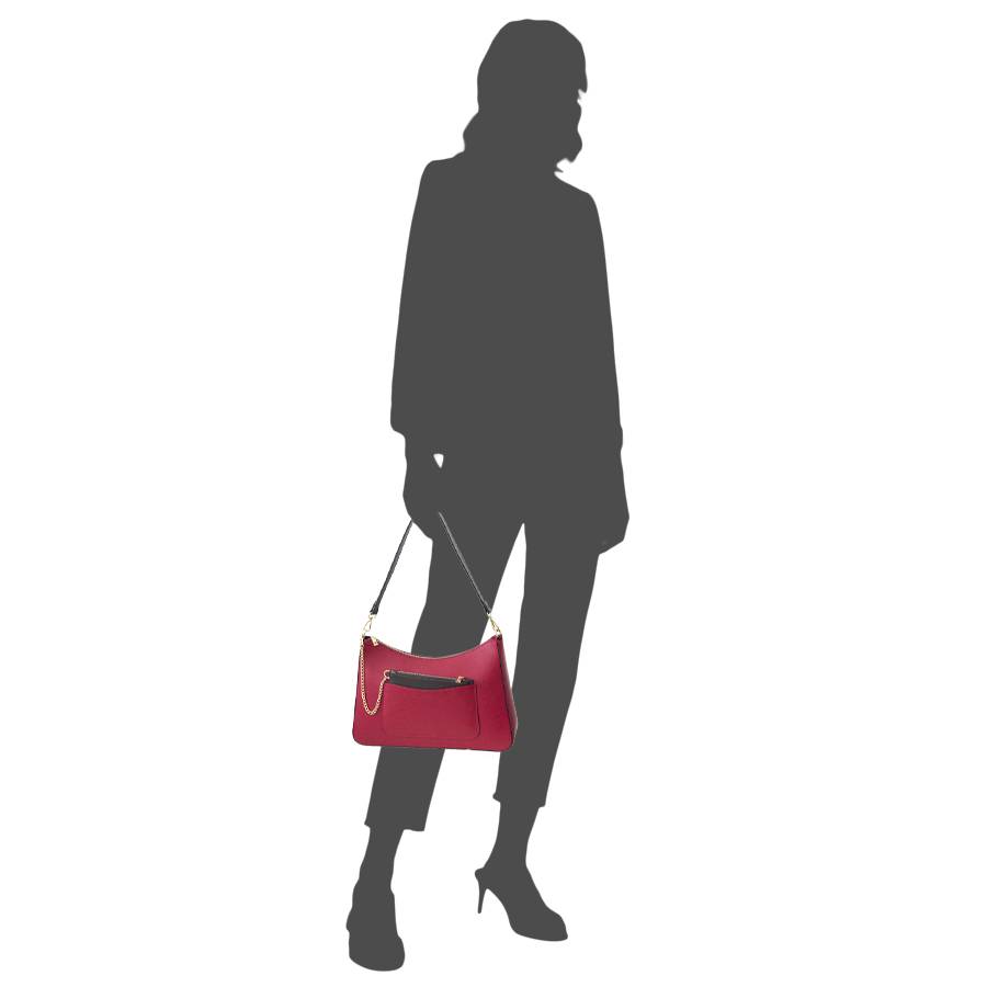 Laura Di Maggio LENA – Borsa a spalla in pelle elegant rubino Novità