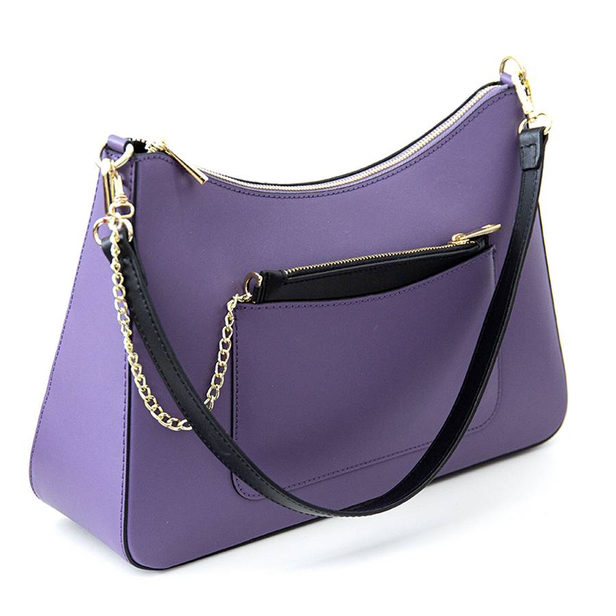 Laura Di Maggio LENA – Borsa a spalla in pelle elegant viola Presa