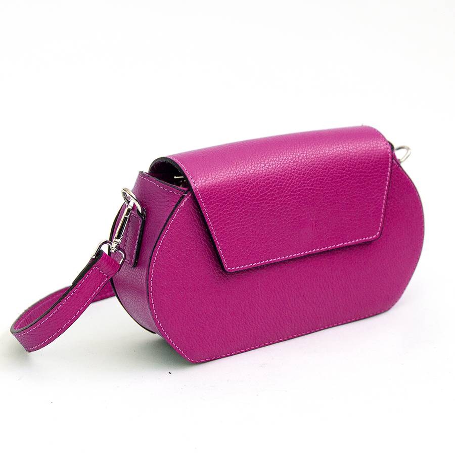 Laura Di Maggio HEDY – Postina con patta in pelle fuxia Online