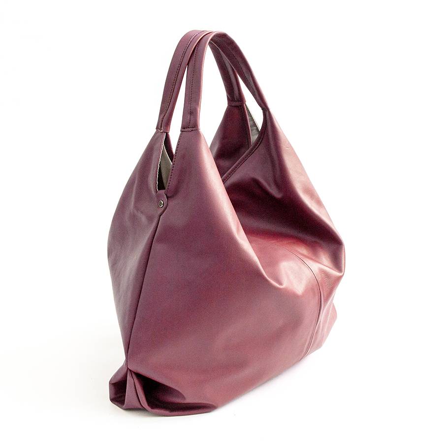 Laura Di Maggio ELSA – Sacca maxi in pelle nappa rosa malva In Vendita