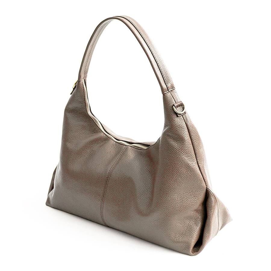 Laura Di Maggio VANESSA – Maxi sacca in pelle taupe Italy