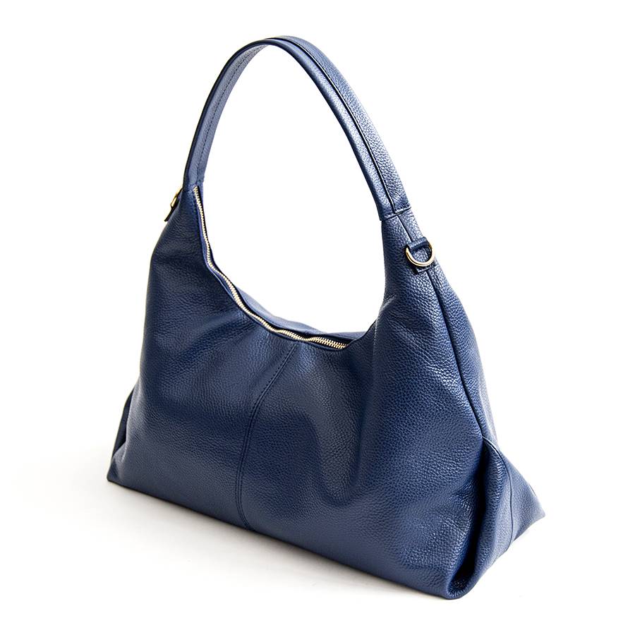 Laura Di Maggio VANESSA – Maxi sacca in pelle blu Italia