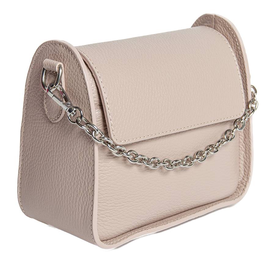 Laura Di Maggio SUZY – borsa a spalla in pelle dollaro rosa cipra Nuovo