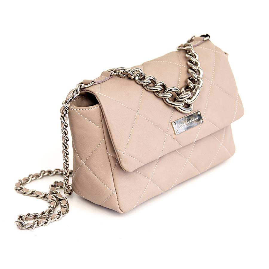 Laura Di Maggio EDITH – borsa trapuntata elegant cipria Soddisfazione Garantita